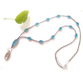 Perlen Lanyard Neueste Mode Kristall Bead Keychain für Abzeichen